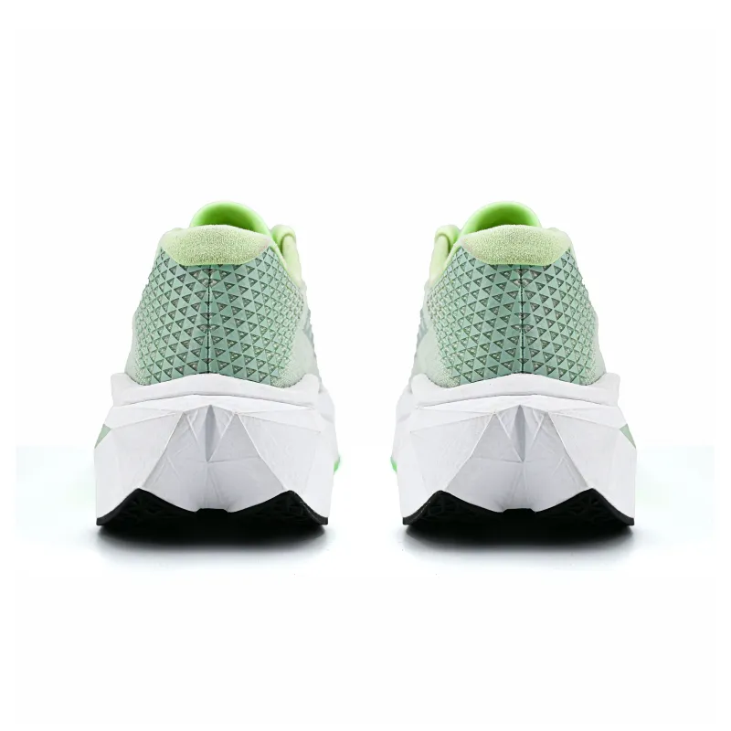 Miob&cyio Cushioned Slip-Resistant Breathable Rebound Low-Top Running Shoes Unisex Light Green-4