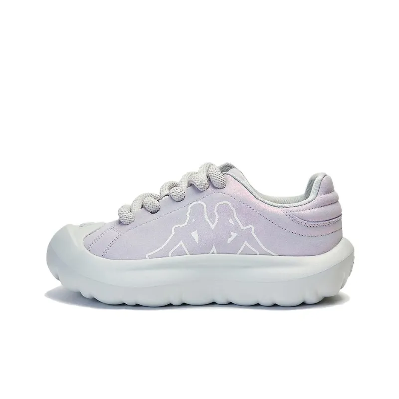 Kappa Wear resistant And Lightweight Low Top Casual Shoes Women's White Purple-0