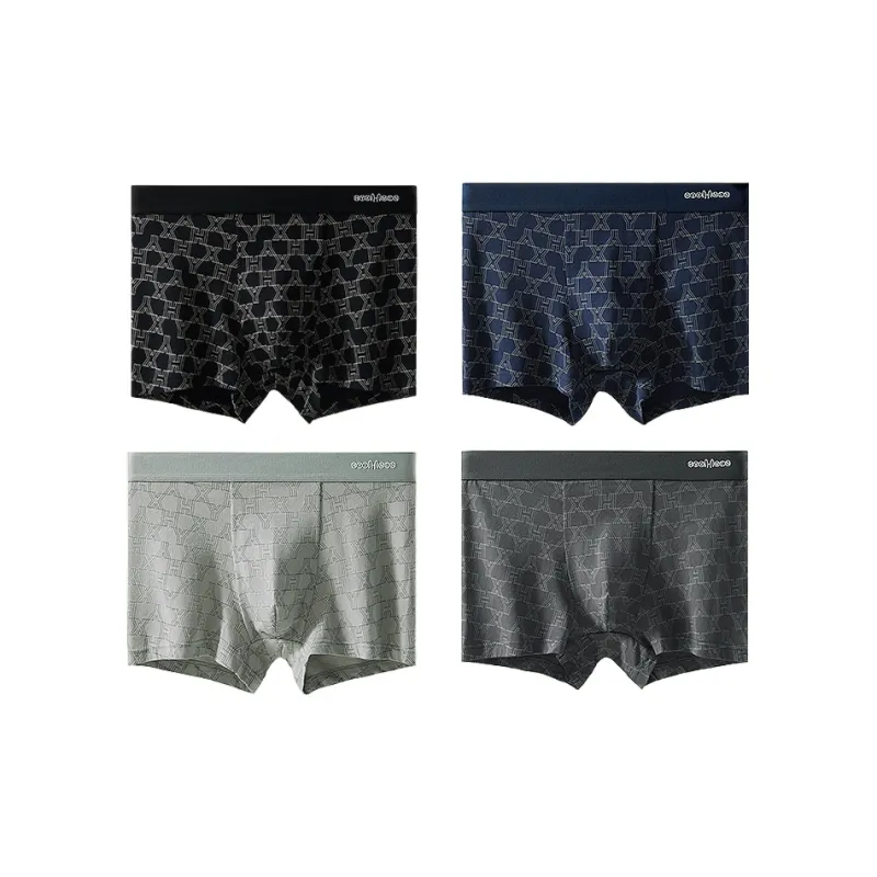 H YXIANG Underpants Men's 4 Pack-2