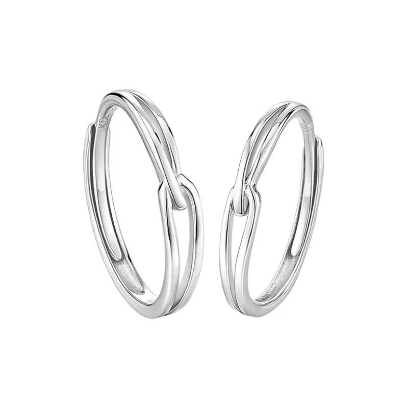 KADER S925 Silver Rings Unisex Silver White-1