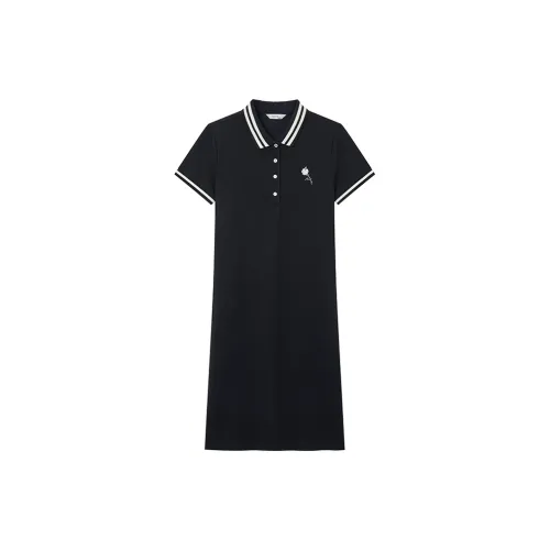 HAZZYS Short-Sleeved Dresses Women's Navy Blue