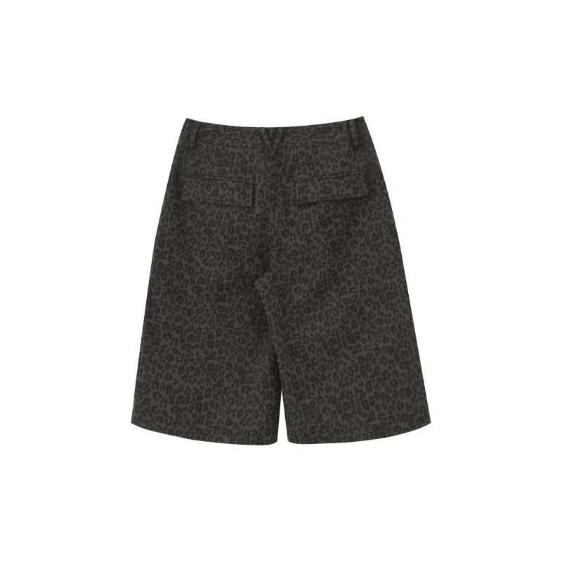RUNTOTHEFUTURE Casual Shorts Unisex Pine Forest Green-1