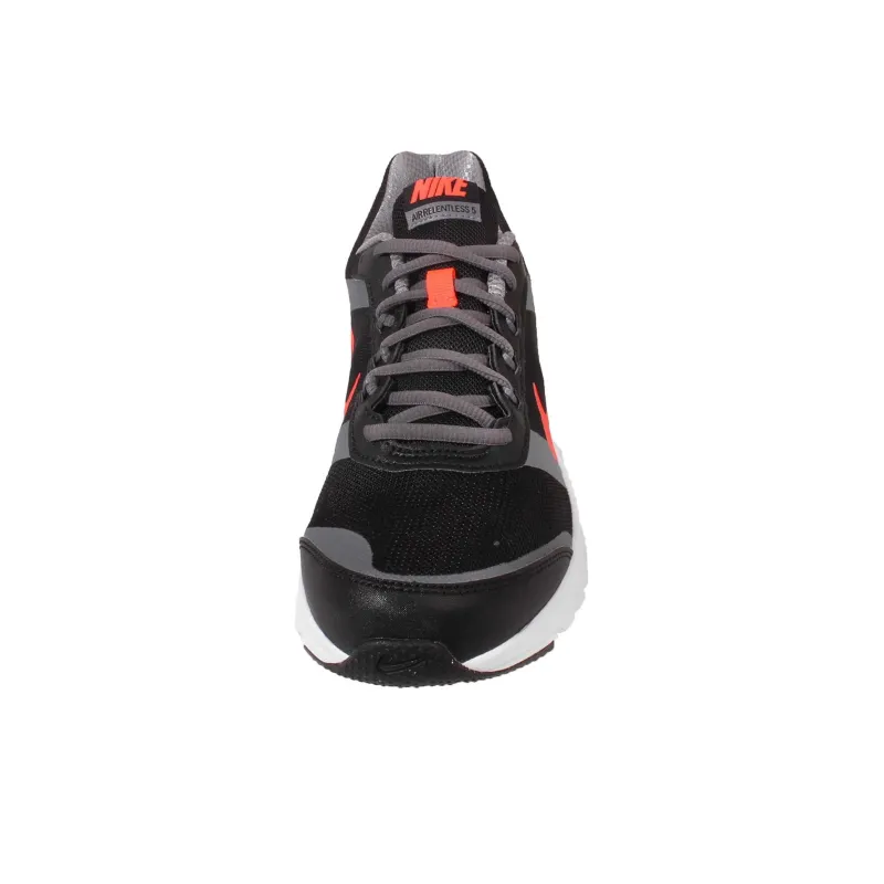 Nike Air Relentless 5 Cushioning Wear-Resistant Low-Top Running Shoes Men's Black Red-3