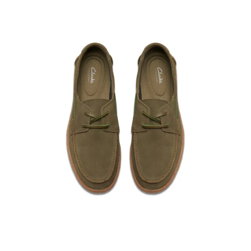 Clarks Casual Shoes Men's Olive Green-2
