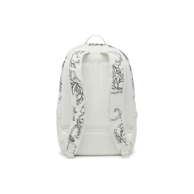 LiNing Sports Life Collection Polyester Sports Backpack Regular Unisex White All Over Print-3