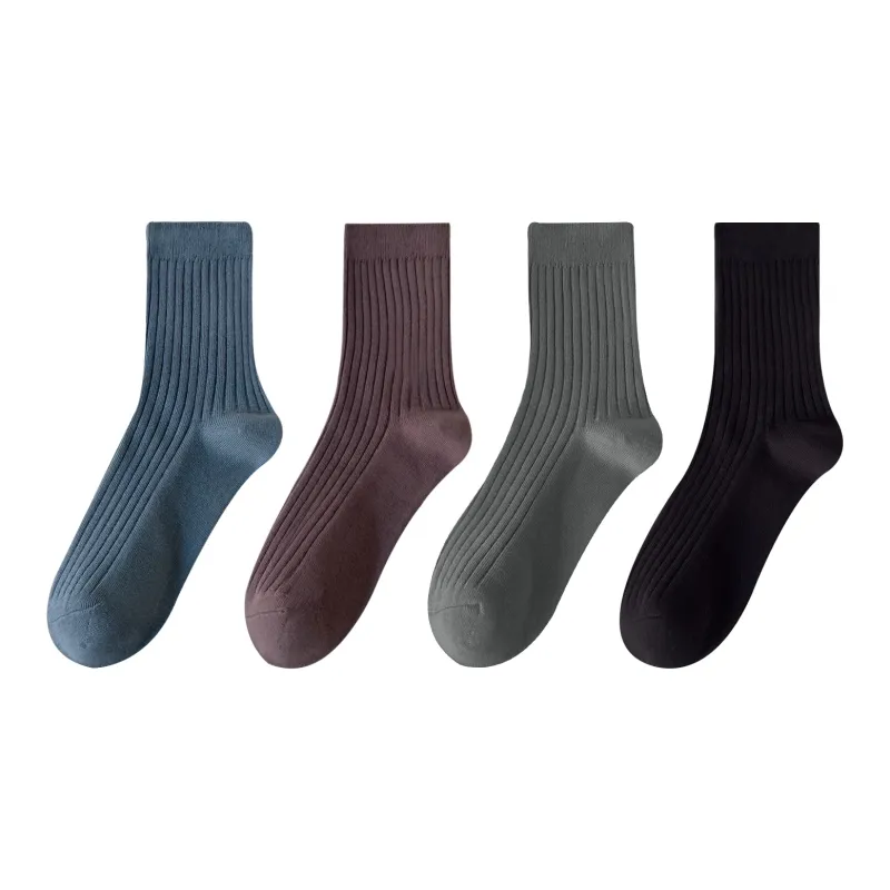 XXLLG Mid Calf Socks Women's 4 Pack-12