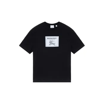 Burberry Prorsum Label Cotton T Shirt Black