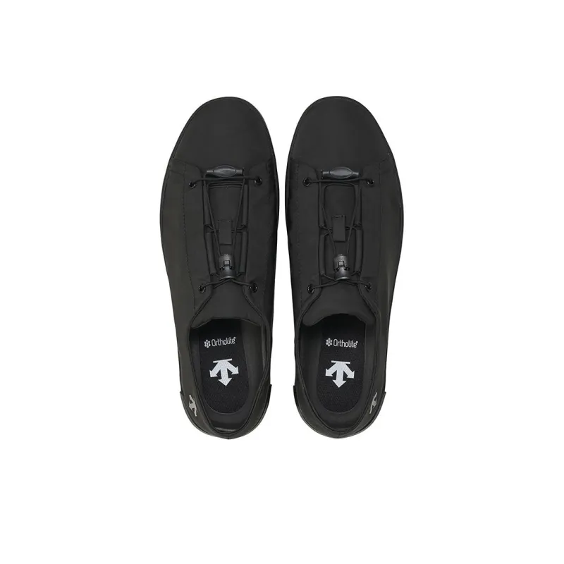 DESCENTE Slip Resistant Cushioning Low Top Skateboard Shoes Unisex Black White-5