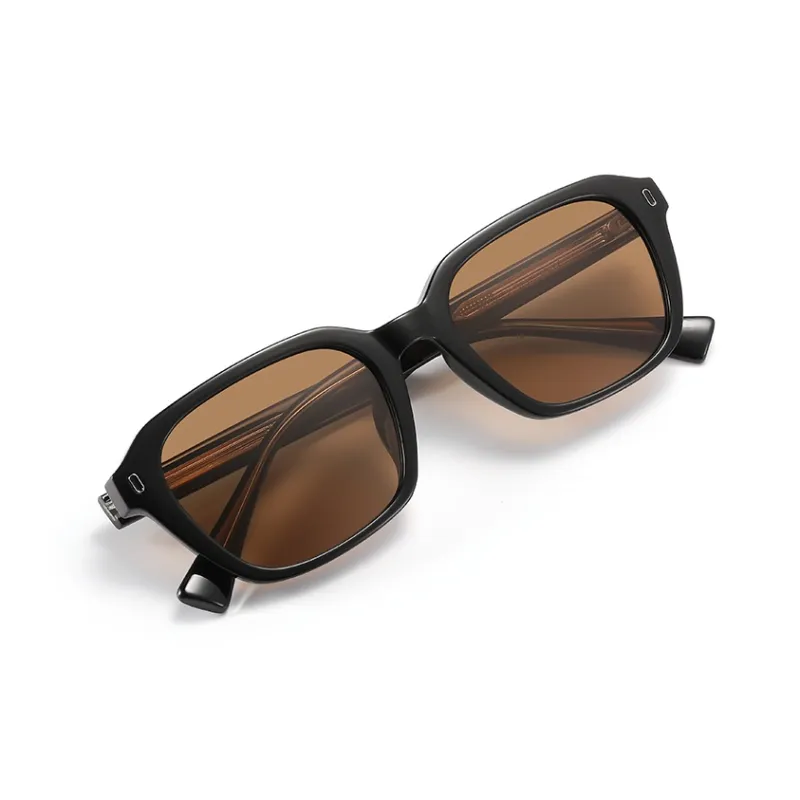 BERTHA Plate Frame Square Sunglasses Unisex-5