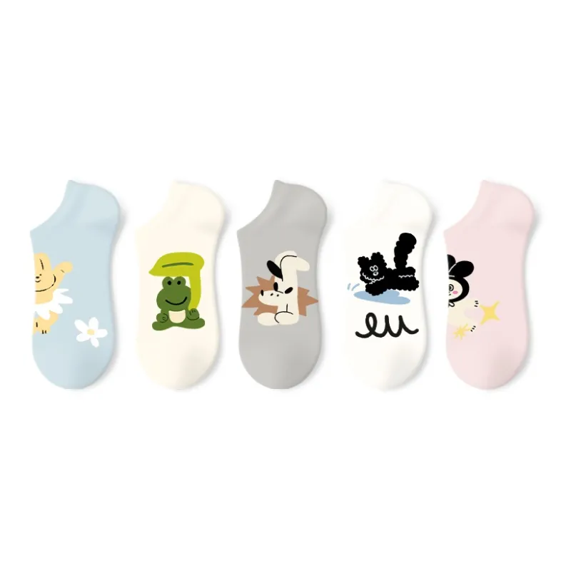 Primeet Ankle Socks Women's 5 Pack-3