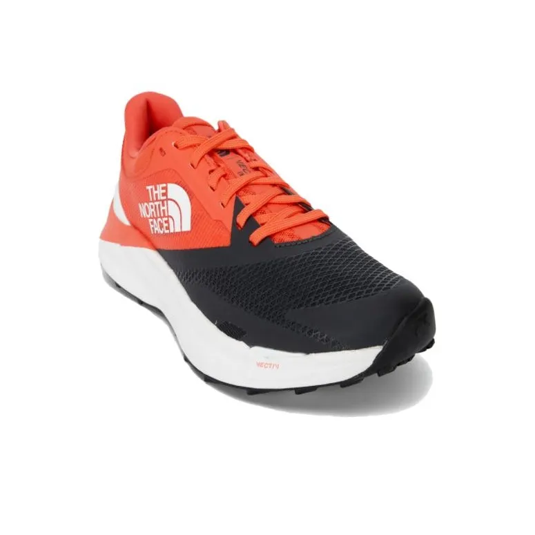 THE NORTH FACE Vectiv Enduris Slip Resistant, Abrasion Resistant Cushioning Low Top Outdoor Shoes Women's Black Orange-3