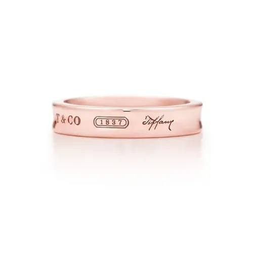 TIFFANY & CO. Metal Rings Unisex Rose Gold-0