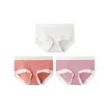 3 Pack (Leather Pink+White+Pink)