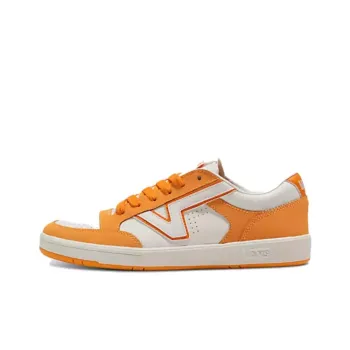 Vans Lowland Comfycush Anti-Slip Wear-Resistant Low-Top Skateboard Shoes Unisex Yellow White