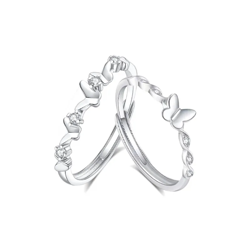 Asia Star Sterling Silver Rings Women's-0