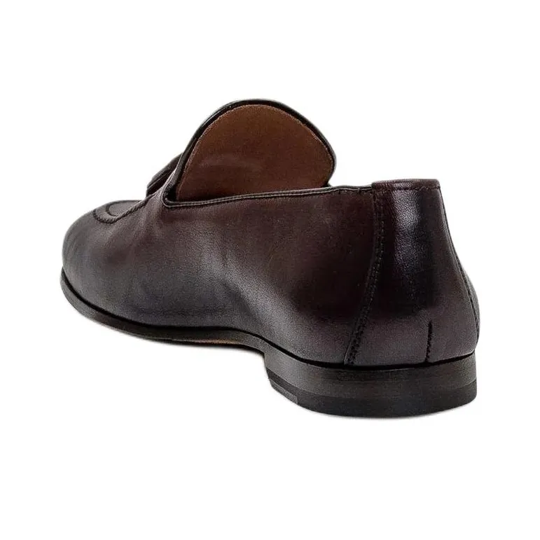 DOUCAL'S Loafers 2cm Men's Brown-3
