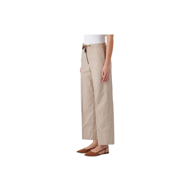 'S MAX MARA Drawstring Wide Leg Pants-2