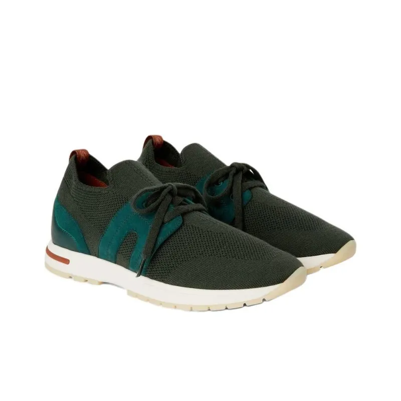 Loro Piana Low Top Casual Shoes Women's Cyan-2