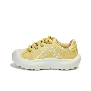Kappa Wear resistant And Lightweight Low Top Casual Shoes Women's Yellow White