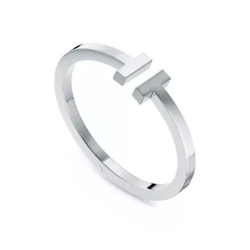 TIFFANY & CO. Sterling Silver Bangles Unisex Silver