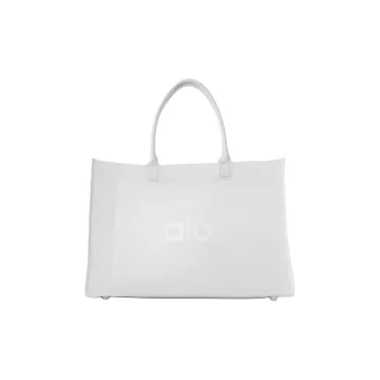 Alo Yoga Nylon Tote Bag, Shopping Bag, Handbag Unisex White