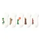 5 Pack (Dinosaur Ankle Socks C Set)