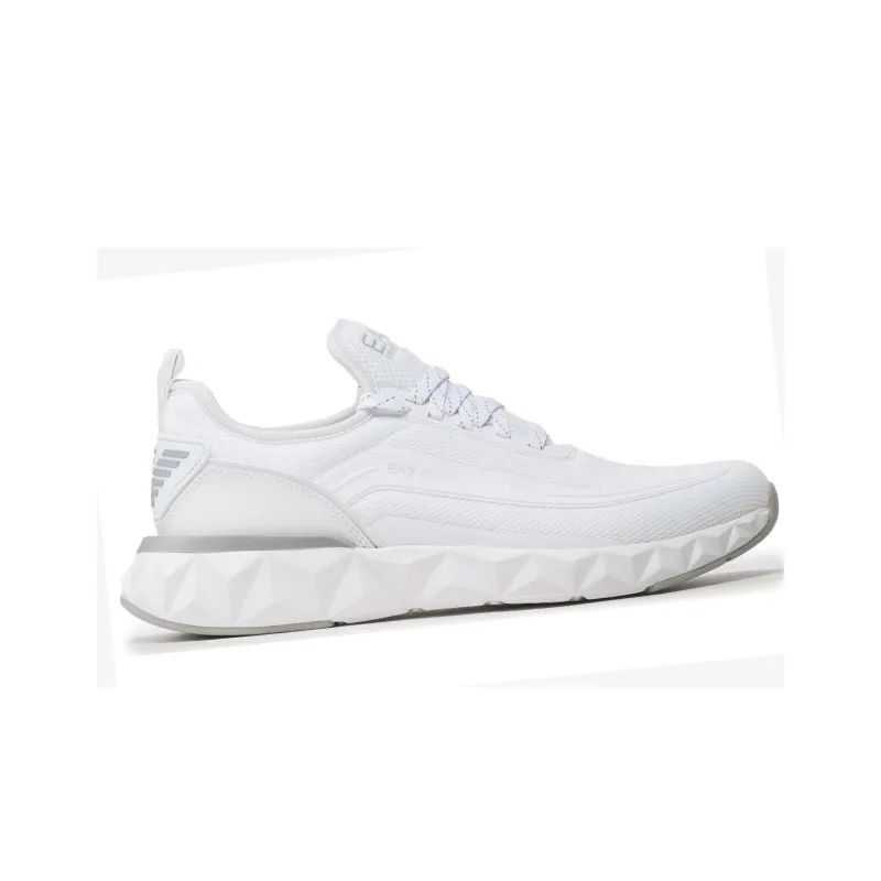 EMPORIO ARMANI EA7 Anti Slip Wear Resistant Low Top Casual Shoes Unisex White-1