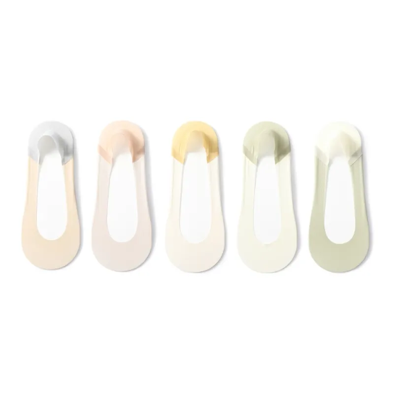 Primeet No Show Socks Women's 5 Pack-7