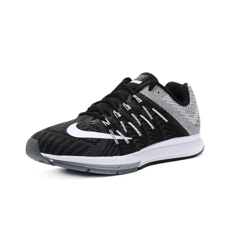 Nike Air Zoom Elite 8 Cushioning Wear-Resistant Low-Top Air Cushion Running Shoes Men's Black Gray-2