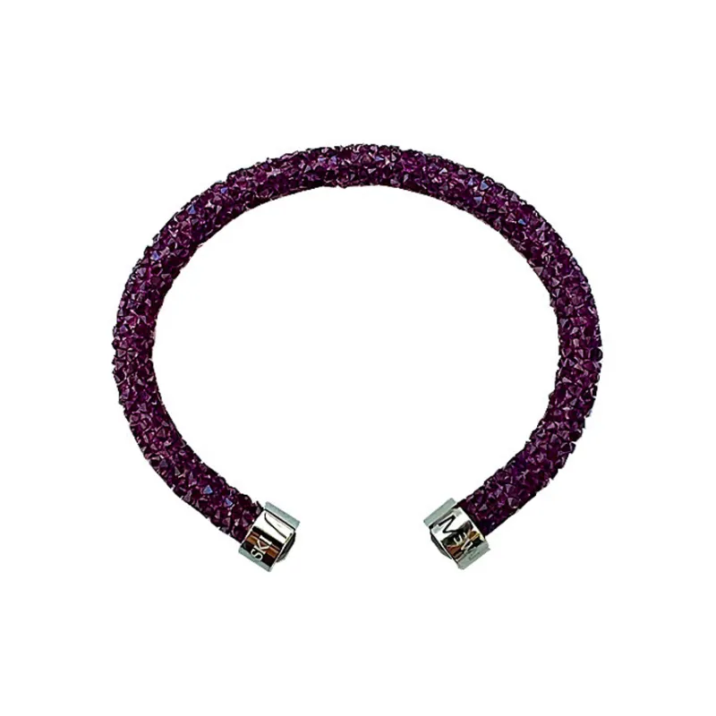 Swarovski Crystal Bangles Women's Purple-0