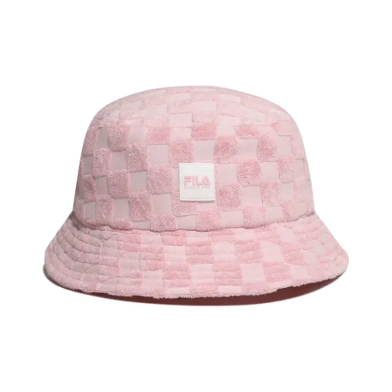 FILA Silicone Rayon Polyester Bucket Hats Kids' Pink-1