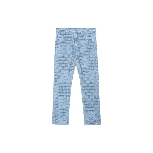 Givenchy 4G Logo Jeans Men Light Blue