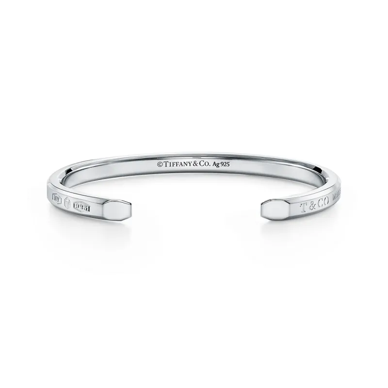 TIFFANY & CO. 1838® 925 Sterling Silver Bangles Unisex-1
