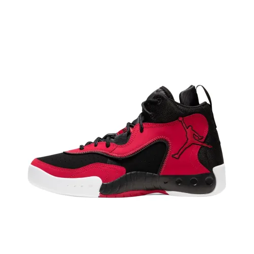 Jordan Pro RX Vintage Basketball Shoes Men High-Top Black/Red