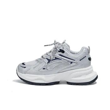 WARRIOR Chunky Sneakers Unisex Low Top Blue