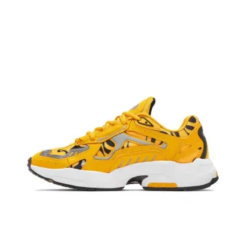 FILA Durable Breathable Low Top Running Shoes Men's Yellow
