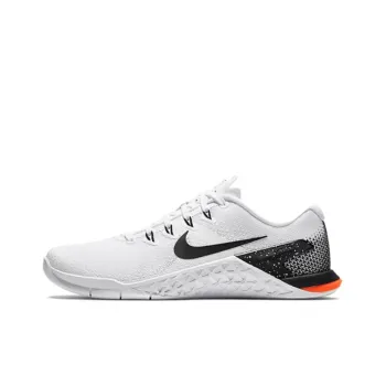 Nike Metcon 4 Cushioning Anti Slip And Wear Resistant Low Top Training Shoes Women's White Black