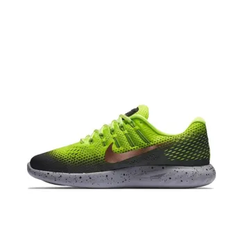 Nike Lunarglide 8 Durable Breathable Low Top Training Running Shoes Men's Green Black