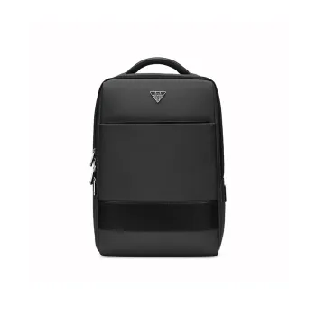 SEPTWOLVES Fabric Laptop Bag Backpack Regular Men's Black