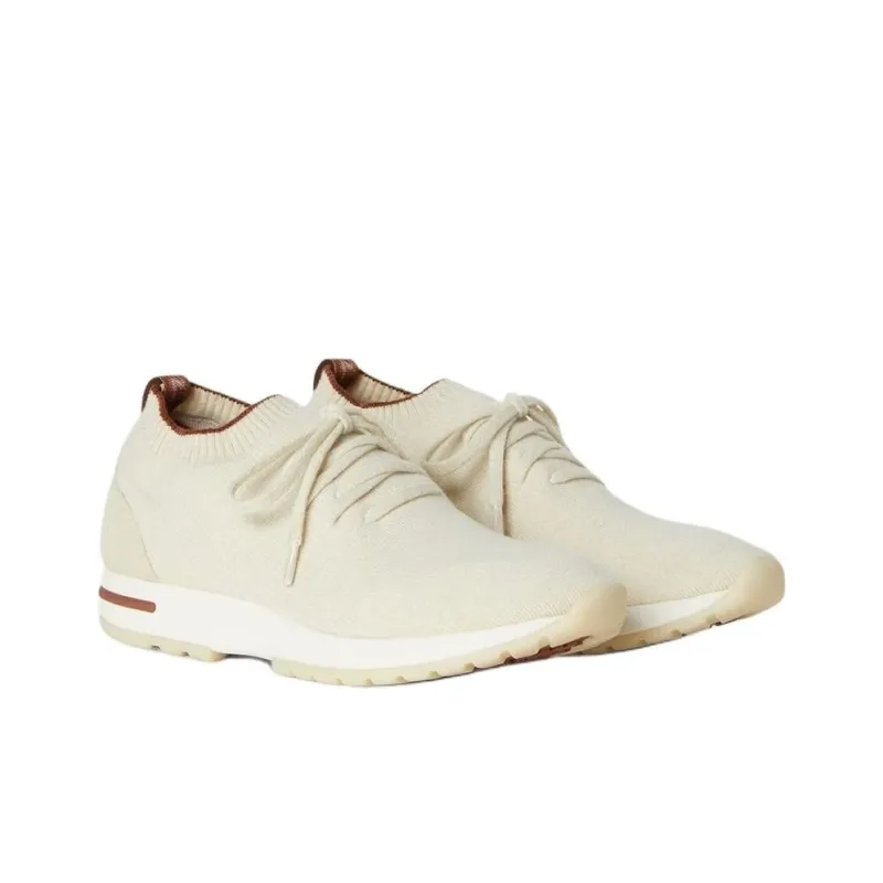Loro Piana Low Top Casual Shoes Women's White-2