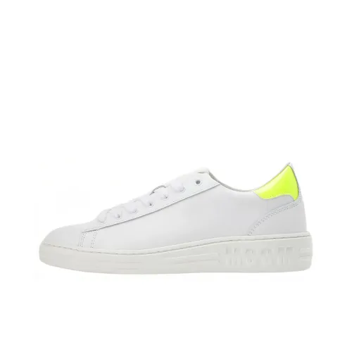 MSGM Skateboard Shoes Women's Low-Top White/Yellow