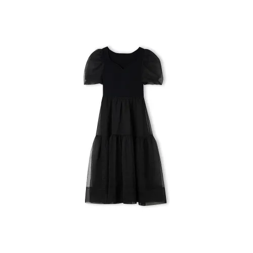 BADINA Short-Sleeved Dresses Women's Black