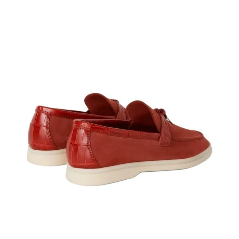 Loro Piana Loafers Women's Red-3