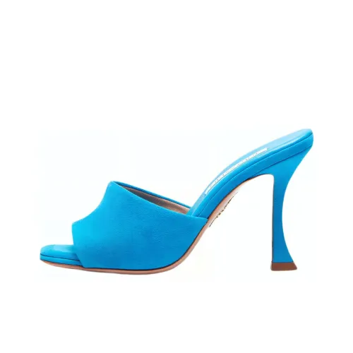 AQUAZZURA Slide Slippers Women's Blue