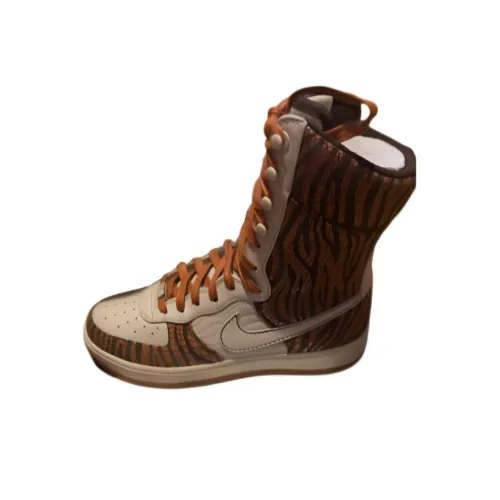 Nike Air Force 1 High 6-Inch Orange Zebra Women's