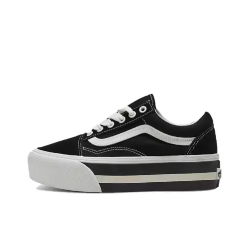 Vans Old Skool Anti-Slip Wear-Resistant Low-Top Skateboard Shoes Unisex Black White