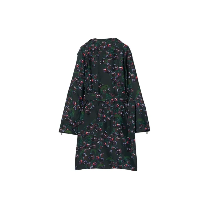 Burberry Cherry-print Cotton Mini Dress-1