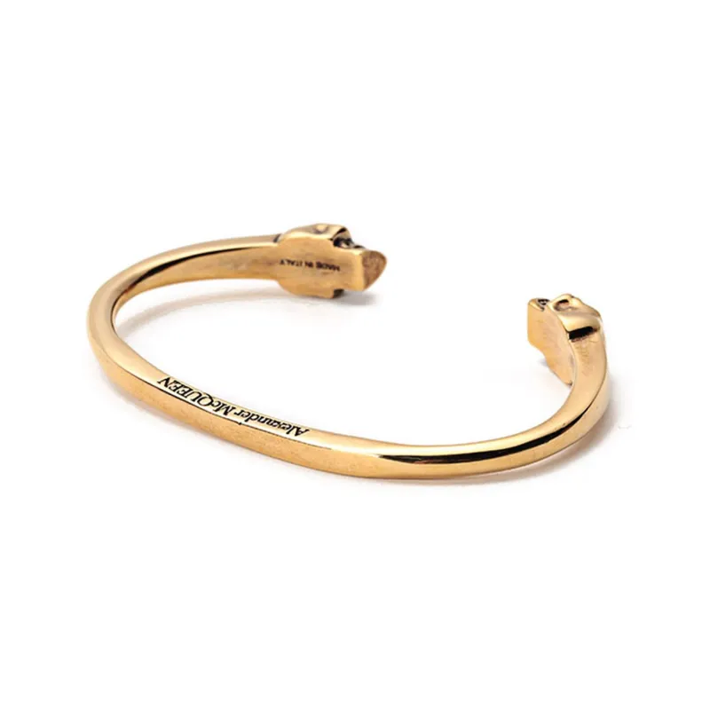 Alexander McQueen Skulls Bangle-1