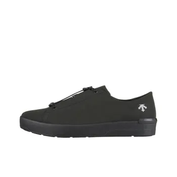DESCENTE Slip Resistant Cushioning Low Top Skateboard Shoes Unisex Black White