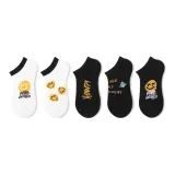 Graffiti Short Socks J Set - 5 Pairs Pack [5A Antibacterial]